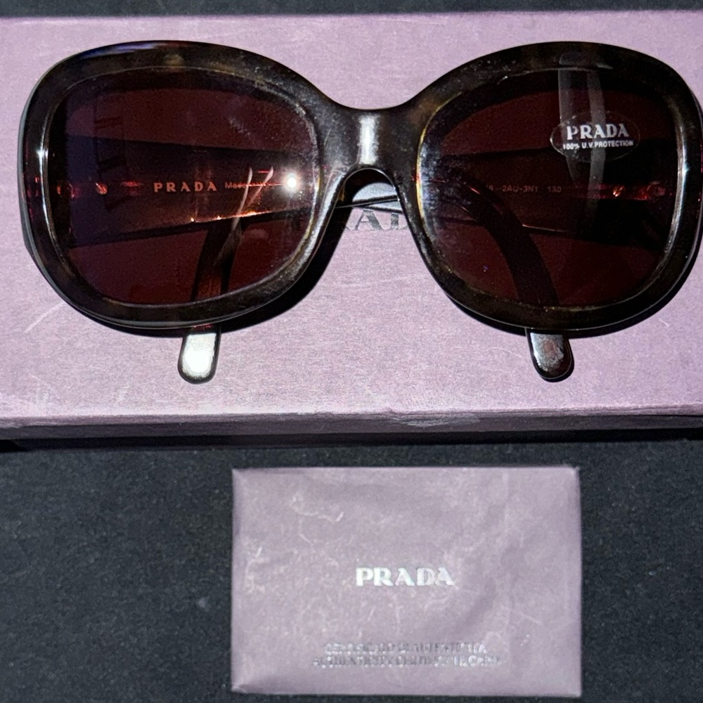 Prada Dark Tortoiseshell Sunglasses